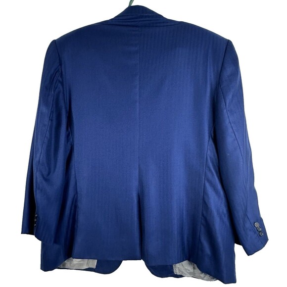 Jack Victor Classic for Rochester Loro Piana Cashmere/Silk Blue Blazer Size 52R - Picture 2 of 16
